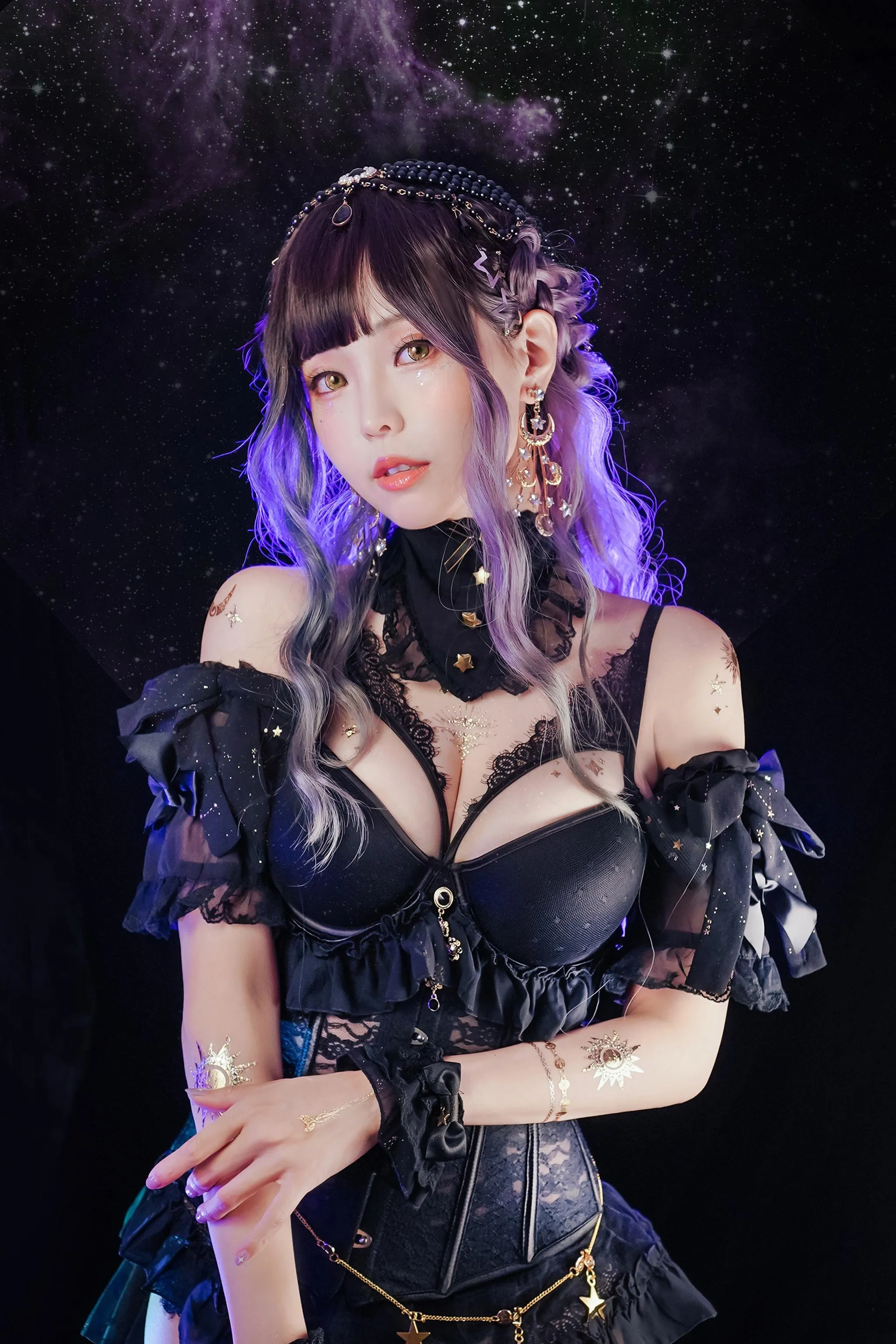 ElyEE子 – NO.77 Original Witch  Cat魔女與貓-Astrology Witch [33P]插图1